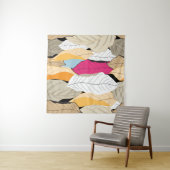 縫い目の無い美しい紅葉離れの模様 タペストリー (インサイチュ)