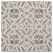 縫い糸が縫い付く ファブリック (見本)