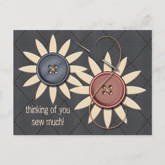 縫い縫い ポストカード (正面)