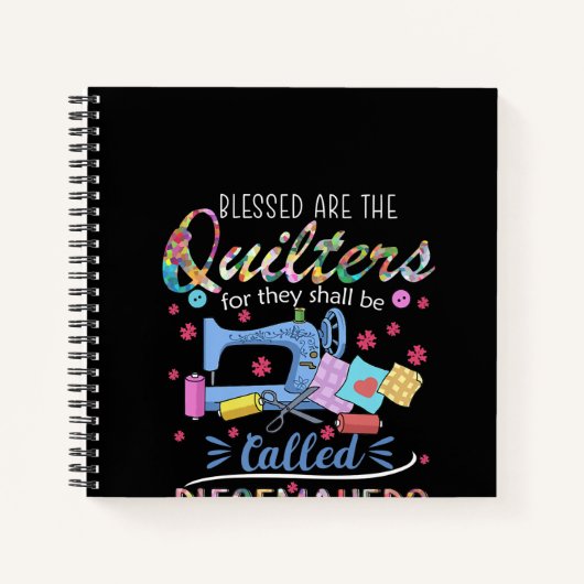 縫い賛美物を作る人は彼らのキルターだ ノートブック (正面)