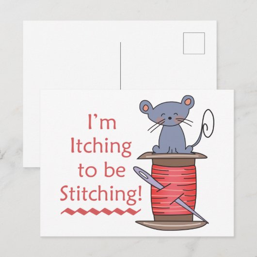 縫うかゆみ ポストカード (正面/裏面)