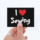 縫うことが大好き 名刺