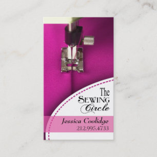 縫うこと: ドレスメーカー、テーラー、デザイナー、裁縫婦 名刺