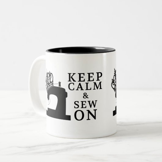 縫うこと • 縫うために平静を保って下さい • 技術 ツートーンマグカップ (正面左)