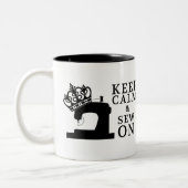 縫うこと • 縫うために平静を保って下さい • 技術 ツートーンマグカップ (左)