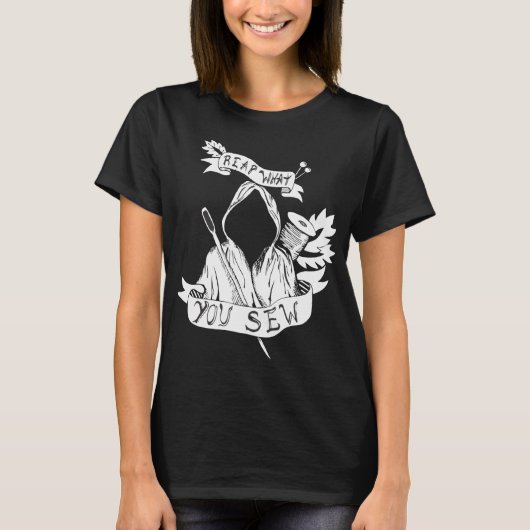 縫うものを収獲して下さい Tシャツ (正面)