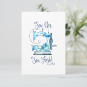 縫うギフト | 縫って 縫って エンクロージャーカード (スタンド正面)