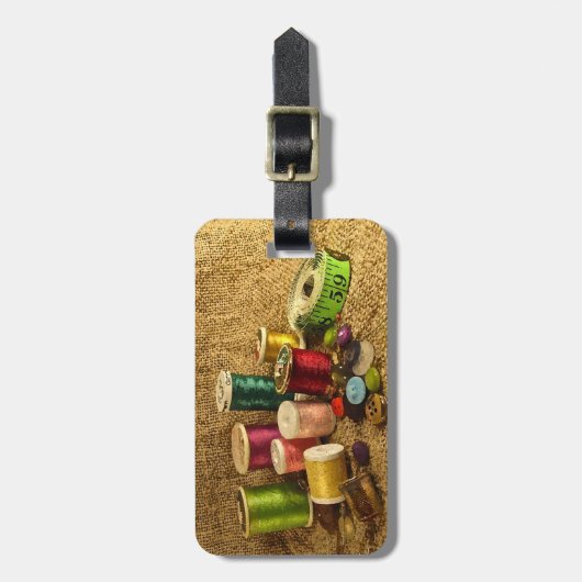 縫う供給の荷物のラベル ラゲッジタグ (正面縦)