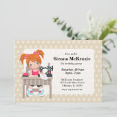 縫う少女 招待状 (スタンド正面)