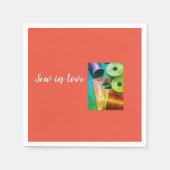 縫う愛に酔いしれて スタンダードカクテルナプキン (正面)