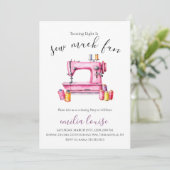 縫う誕生日パーティーの招待状 招待状 (スタンド正面)