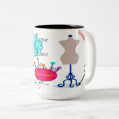 縫う…縫う…縫う縫う縫う縫う縫う縫う縫う縫う行く縫う縫う縫う行く行く」 ツートーンマグカップ (正面右)