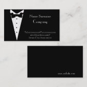 、縫っているドレスメーカー合っているテーラー 名刺 (正面/裏面)