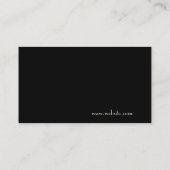 、縫っているドレスメーカー合っているテーラー 名刺 (裏面)