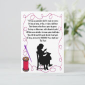 "縫って下さい及び縫って下さい" カード (スタンド正面)