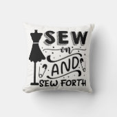 縫って縫う クッション (正面)