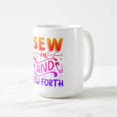 縫って縫う コーヒーマグカップ (正面右)