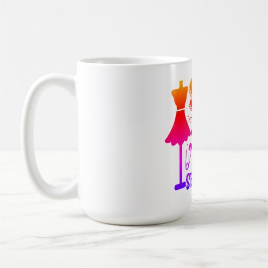 縫って縫う コーヒーマグカップ (左)