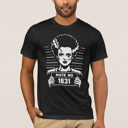 縫合された花嫁の逮捕写真 - マテの1831 Tシャツ (正面)