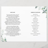 縫合葬式プログラムテンプレート (裏面)