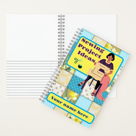 縫物プロジェクト ノートブック (内側)