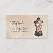 縫製とリフォーム - ヴィンテージスタイルのアート 名刺 (裏面)