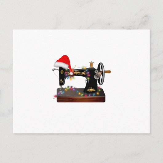 縫製ギフト | メリークリスマス 縫製好き 案内ポストカード (正面)
