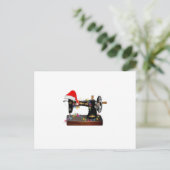 縫製ギフト | メリークリスマス 縫製好き 案内ポストカード (スタンド正面)