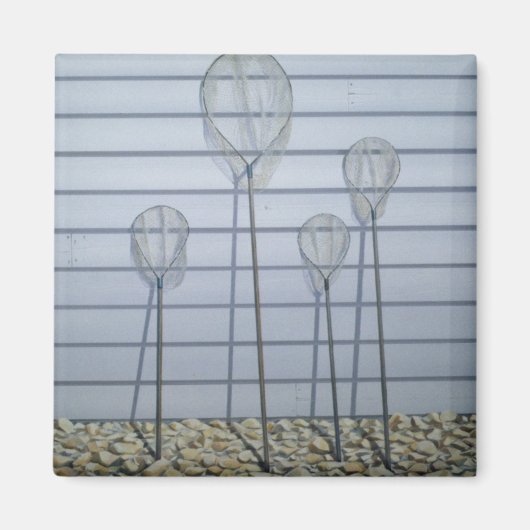 縮み上がった網 マグネット (正面)