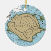 縮れた首のブザードベイMA セラミックオーナメント (正面)