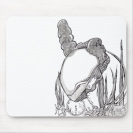 縮れた マウスパッド