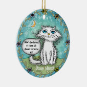 縮れ猫フェレストワンオーナメント セラミックオーナメント (右)