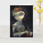 "縮図: 子鹿の"挨拶状 カード (黄色い花)