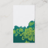 繁文の絵画の名刺のtemplat 名刺 (裏面)