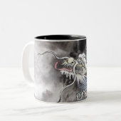 繁文の絵画、辰年3 ツートーンマグカップ (正面左)