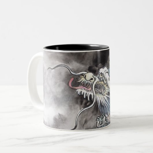 繁文の絵画、辰年3 ツートーンマグカップ (正面左)