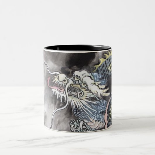 繁文の絵画、辰年3 ツートーンマグカップ (中央)