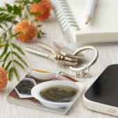 繁文の茶道: oolongの茶 キーホルダー (正面右)