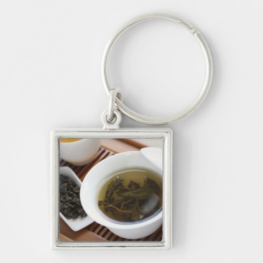 繁文の茶道: oolongの茶 キーホルダー (正面)