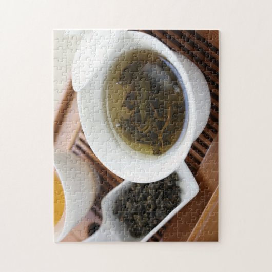 繁文の茶道: oolongの茶 ジグソーパズル (縦)
