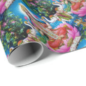 、繁栄および富Lakshmiの愛の女神 ラッピングペーパー (ロールコーナー)