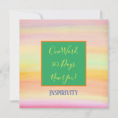 繁栄かわいらしカラフルおもしろい感動的フローラ サンキューカード (裏面)