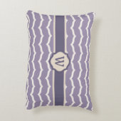 繁栄したジグザグのアクセント枕 アクセントクッション (裏面(縦))