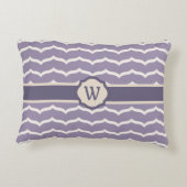 繁栄したジグザグのアクセント枕 アクセントクッション (裏面)