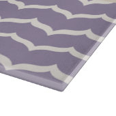 繁栄したジグザグのガラス切り板 カッティングボード (角)