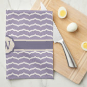 繁栄したジグザグのキッチンタオル キッチンタオル (四つ折り)