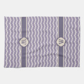 繁栄したジグザグのキッチンタオル キッチンタオル (横)