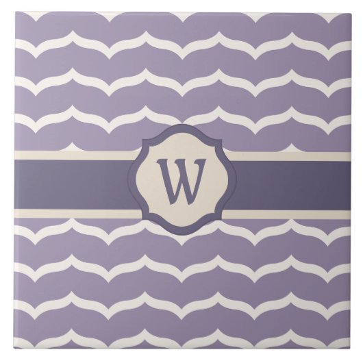 繁栄したジグザグのタイル タイル (正面)