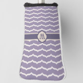 繁栄したジグザグのパターカバー ゴルフヘッドカバー (回転90)