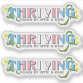 繁栄するトランスプライド シール (正面)